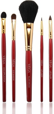 VEGA Set of Cosmetic Brushes(Pack of 5)