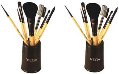 

Vega Set Of Seven Make-up Brushes-EVS07(Pack of 14)