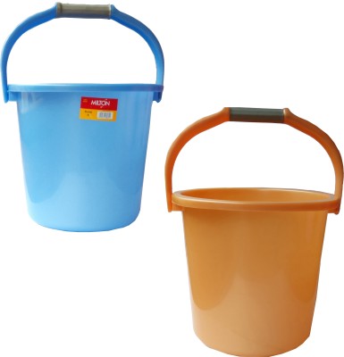 

Milton New 18 L Plastic Bucket(Blue, Orange)