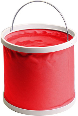 

MK Portable Foldable 11 L Plastic Bucket(Red)