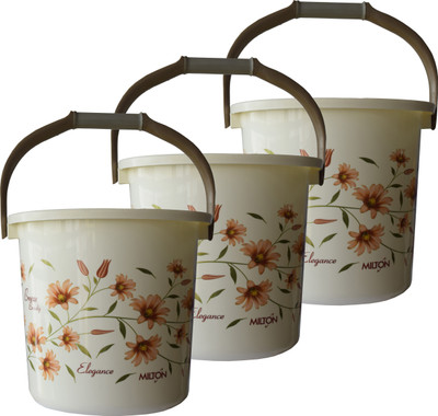 

Milton Elegance 25 L Plastic Bucket(Beige)