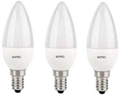 

Wipro 3 W Candle E14 LED Bulb(Yellow, Pack of 03)