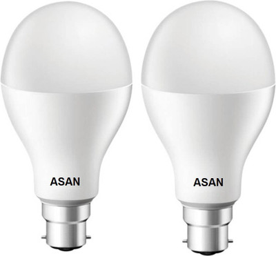 ASAN 14 W Standard B22 LED Bulb(White, Pack of 2)
