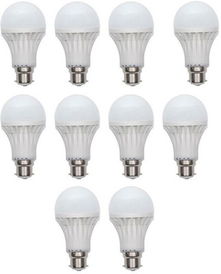 JMT Plus 12 W Basic Standard B22 LED Bulb(White, Pack of 10)
