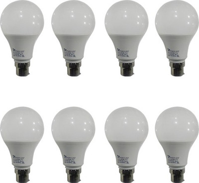 

Syska Led Lights 9 W Standard B22 LED Bulb(White, Pack of 8)