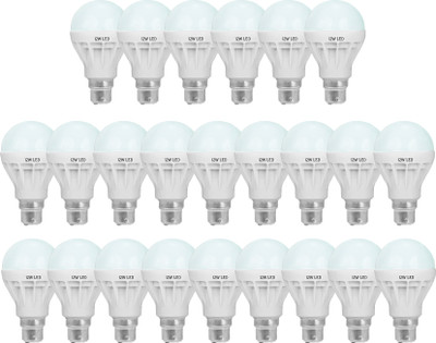 

SR Collection 12 W Standard B22 LED Bulb(White, Pack of 24)
