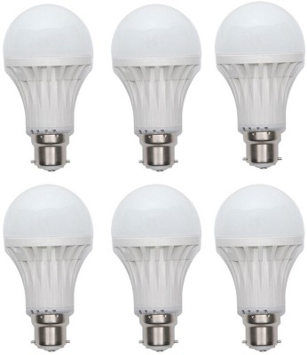 

Legemat 15 W Standard B22 LED Bulb(White, Pack of 6)