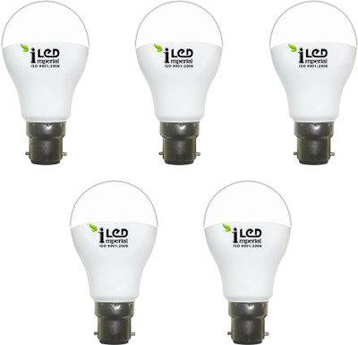 

Imperial 9 W Standard B22 LED Bulb(Yellow, Pack of 5)