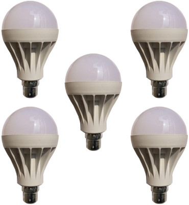 

Galaxy 12 W Standard B22 LED Bulb(White, Pack of 5)
