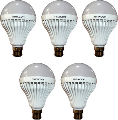 

Maxcon 12 W Standard B22 LED Bulb(White, Pack of 5)