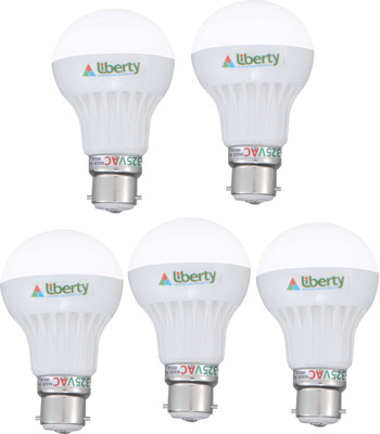 

Liberty 12 W Standard B22 LED Bulb(White, Pack of 5)