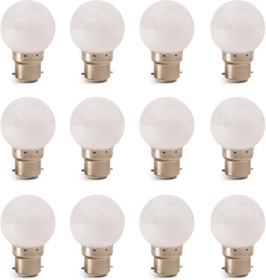 

VRCT 0.5 W Standard B22 LED Bulb(White, Pack of 12)