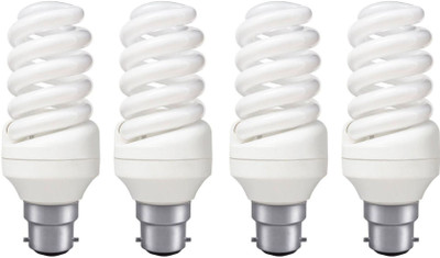 

Grind Sapphire 30 W Spiral B30 CFL Bulb(White, Pack of 4)