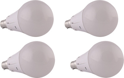 MR LIGHTS 7 W Standard B-22/E-27 LED Bulb(White, Pack of 4)