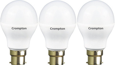 

Crompton 7 W Standard B22 LED Bulb(White, Pack of 3)