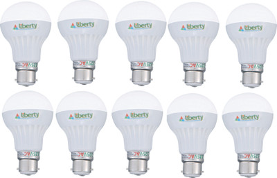 

Liberty 5 W Standard B22 LED Bulb(White, Pack of 10)