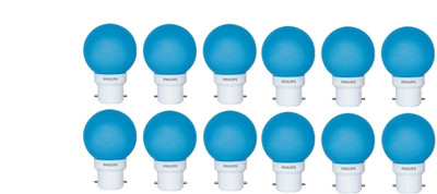 

Philips 0.5 W Standard B22 LED Bulb(Blue, Pack of 12)