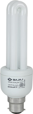 Bajaj 15 W B22 CFL Bulb(White) available at flipkart for Rs.163