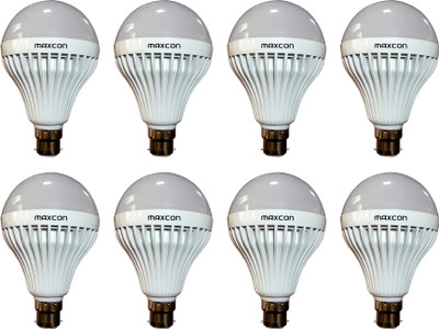 

Maxcon 12 W Standard B22 LED Bulb(White, Pack of 8)
