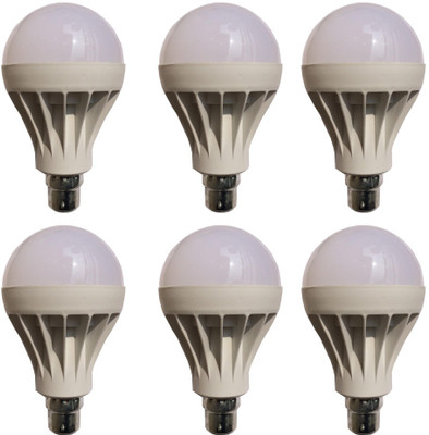 

Galaxy 12 W Standard B22 LED Bulb(White, Pack of 6)