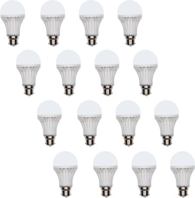 

Limelight 9 W Standard B22 LED Bulb(White, Pack of 16)