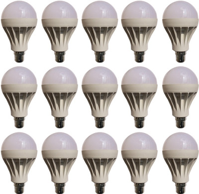 

Galaxy 12 W Standard B22 LED Bulb(White, Pack of 15)