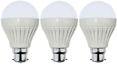 

VRCT 5 W Standard B22 LED Bulb(White, Pack of 3)