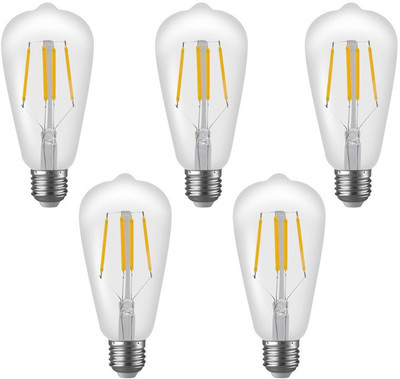 

Imperial 4 W Standard E27 LED Bulb(Yellow, Pack of 5)