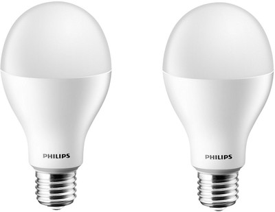 

Philips 17 W Standard E27 LED Bulb(White, Pack of 2)