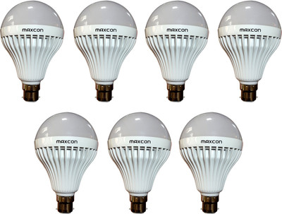 

Maxcon 12 W Standard B22 LED Bulb(White, Pack of 7)