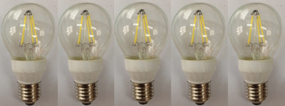 Origin 6 W Basic Round E27 LED Bulb(Yellow, Pack of 5)