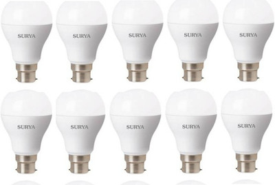 

Surya 5 W Standard B22 LED Bulb(White, Pack of 10)