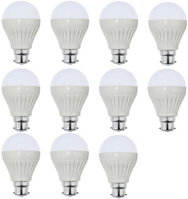 

Parax 7 W Standard B22 LED Bulb(White, Pack of 11)