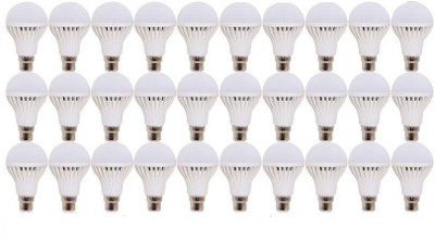 

Durable 15 W Standard B22 LED Bulb(White, Pack of 30)