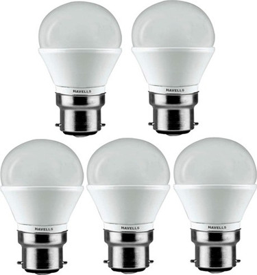 

Havells 3 W Standard B22 LED Bulb(White, Pack of 5)