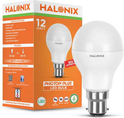

Halonix 12 W Standard B22 LED Bulb(White)