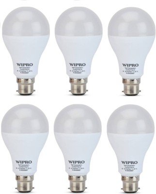 

Wipro 12 W Standard B22 LED Bulb(White, Pack of 06)