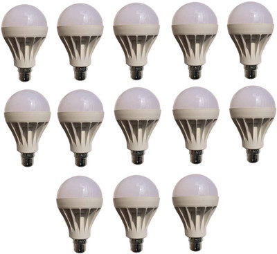 

Galaxy 12 W Standard B22 LED Bulb(White, Pack of 13)