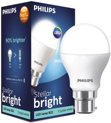 

Philips 10.5 W Standard B22 LED Bulb(White, Pack of 4)