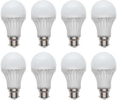 

LED 12 W Standard B22 LED Bulb(White, Pack of 8)