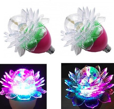 

A To Z Traders 3 W Standard B22 LED Bulb(Red, Blue, Green, Multicolor, Pack of 2)