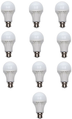 GS 5 W Standard 2 Pin LED Bulb(White, Pack of 10)
