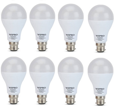 

Wipro 18 W Standard B22 LED Bulb(White, Pack of 08)