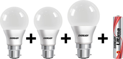 

Eveready 3 W, 5 W, 7 W Standard B22 LED Bulb(White, Pack of 3)
