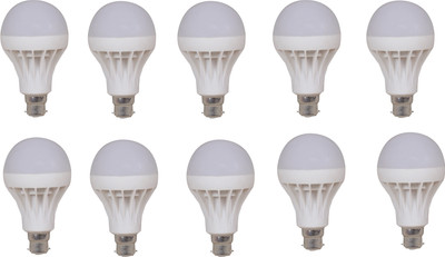 

Listers 9 W Standard B22 LED Bulb(White, Pack of 10)