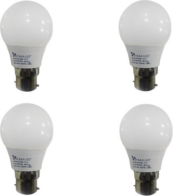 

Syska Led Lights 3 W Standard B22 LED Bulb(White, Pack of 4)