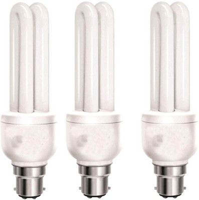 

Grind Sapphire 15 W Tube B27 CFL Bulb(White, Pack of 3)