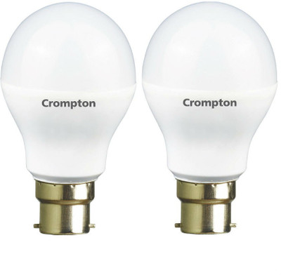 Crompton 9 W Standard B22 LED Bulb(White, Pack of 2)