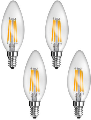 

Imperial 4 W Standard E14 LED Bulb(Yellow, Pack of 4)