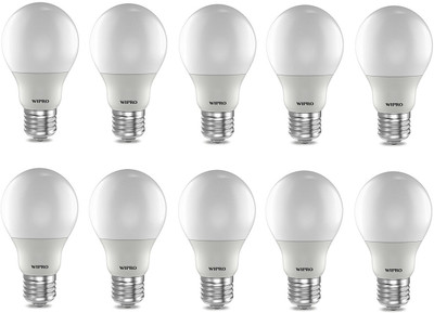 

Wipro 3 W Standard E27 LED Bulb(Yellow, Pack of 10)